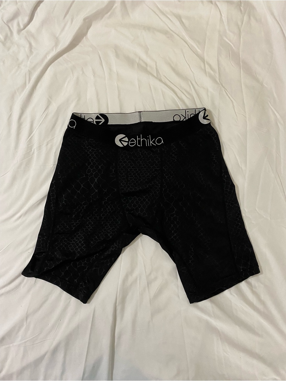 ethika Black Snake Skin print Boxer Briefs